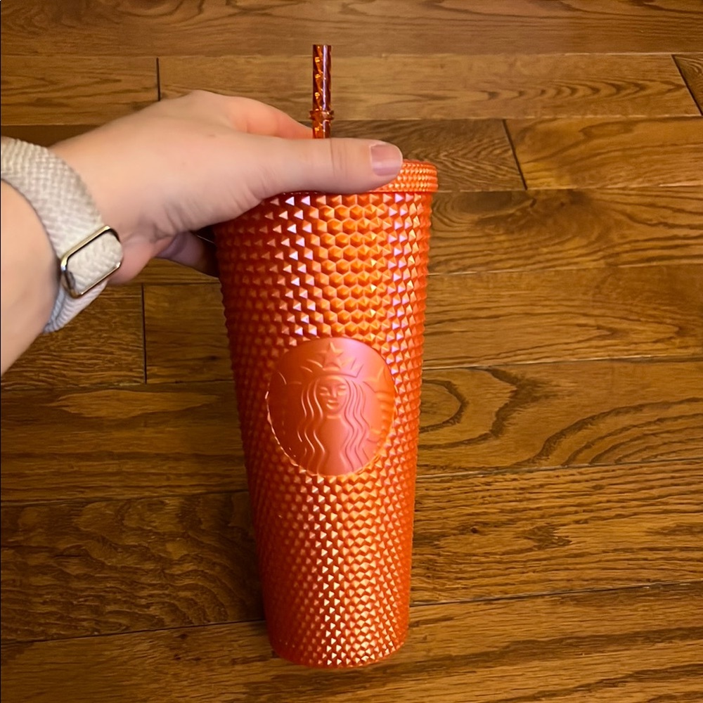 Starbucks Orange Studded Tumbler